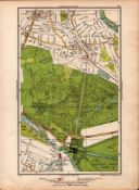 Pre-War London Teddington, Bushy Park, Molesey, Hampton Court Map-102.