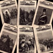 Zulu & Afghan Wars Illustrations & Reports Job lot of 10 Antique 1879 Newspapers-1.