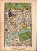 Pre War London Chelsea Battersea Belgravia Pimlico Kensington Battersea 1937 Map-75.