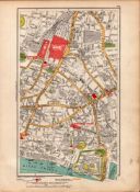 Pre-War London Liverpool St, Aldgate, The Tower, Spitalfields Market 1937 Map-178.