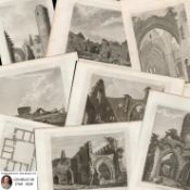 Job-Lot F. Grose 1792-1797 Antique Copper Block Engravings of Mayo.