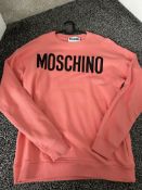Moschino Pink Sweatshirt Size M