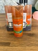 6 X Gillette Fusion5 Ultra Sensitive Shaving Gel 75ml