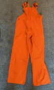 2 Pairs Orange Dungarees