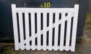 10 Wooden Gates, Approx. Size 48