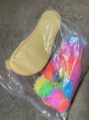 Women's Fashion Slippers - 25 Pairs Leopard/Rainbow/Pink - New & Bagged