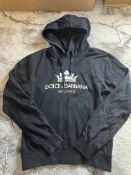 Dolce & Gabbana Crown Logo Hoodie No VAT Size L
