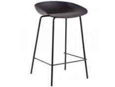 Somcasa Living Home Netta Bar Stool, Black
