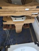 1 x Steel Bath Tub 1800x 800 With Grips and Legsets Single Ended