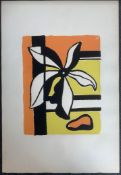 Ferdinand Leger - Composition avec formes jaune et rouge