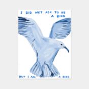 David Shrigley OBE (b 1968) ‘I Did Not Ask To Be a Bird’ Offset Lithograph, Edition, 2021