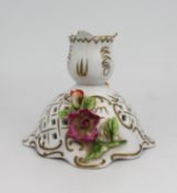 Vintage Ornate Dresden Candlestick