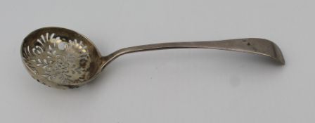 Solid Silver Tea Strainer by Samuel Smily London 1870