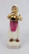 Royal Worcester Figrine Polly Put The Kettle On 3303