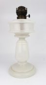 Victorian Opaline Glass Oil Lamp