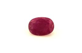 Loose Oval Ruby 2.49 Carats