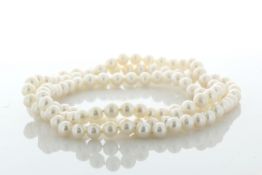 36 inch Freshwater Cultured 7.0 - 7.5mm Pearl Necklace
