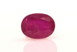 Loose Oval Ruby 2.73 Carats