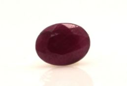 Loose Oval Ruby 2.45 Carats