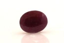 Loose Oval Ruby 2.86 Carats