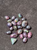 77.55ct Natural Black Fire Opal