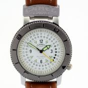 Camel / Green Belt - (Unworn) Gentlemen's Steel Wrist Watch