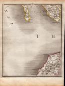 Isle of Man South Douglas Peeltown John Cary’s Antique 1794 Map-56.