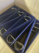 A4 Ring Binders x 8 - Blue, New