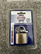 Quality faithful Tools padlock - 32mm Brass Padlock