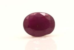 Loose Oval Ruby 2.51 Carats