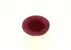 Loose Oval Ruby 0.88 Carats