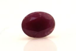 Loose Oval Ruby 2.57 Carats