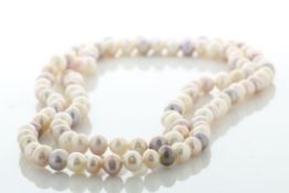36 Inch Freshwater Cultured 7.0 - 7.5mm Pearl Necklace