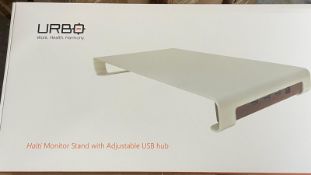 Urbo Halti Monitor Stand With Adjustable USB Hub x10 Est Retail Value £600