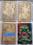1992 Marvel Masterpieces Joe Jusko Kickstarter Le Bronze Cards