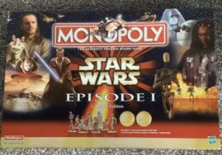 1999 Star Wars Episode 1 Collectors Edition Monopoly Board Game.