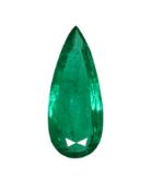 GRS Certified 12.57ct Green Zambian Emerald