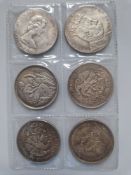 Collection of Six Replica Coins
