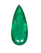 GRS Certified 15.49ct Green Zambian Emerald