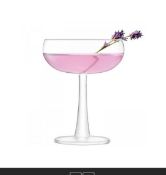 Brand New In Box 4 x Handmade Vemacity Gin/Cocktail Coupe Glasses