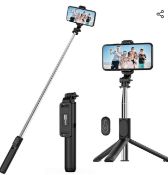 Selfie Stick, 4 In 1 Selfie Stick Tripod, 40 Inch 101cm Extendable and Portable Selfie Stick