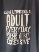 Brand New Funny Slogan T-Shirt Large