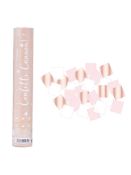 3 x Metallic Rose Gold Confetti Cannon