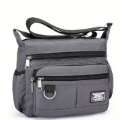 Brand New Unisex Crossbody Shoulder Bag Lightweight Multi-Zipper, Versatile and Simplistic.