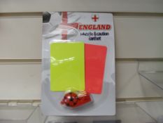 100 Pcs Referee Whistle and Cards Set