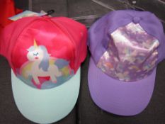 50 Pcs Assorted Unicorn Caps - 2 x Designs - Brand New Sealed