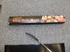 50 Pcs Brand New BBQ Grill Mat Set With 5 x Non Stick Grill Mats - Spatula and Tongs