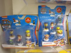 100 Packs Assorted Paw Patrol Stampers and Toppers Picked At Random - RRP £4.99 Each