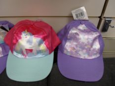 100 Unicorn Caps Assorted Designs