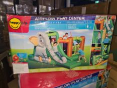 Happy Hop - Large Inflatable Bouncy Castle With Slide Includes Air Blower Brand New - RRP £299